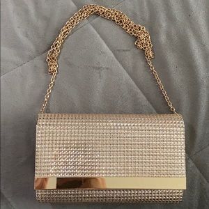 ALDO CHAMPAGNE CLUTCH